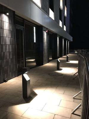Luces LED COB de alta eficiencia, luces de pasillo de césped de aluminio exterior