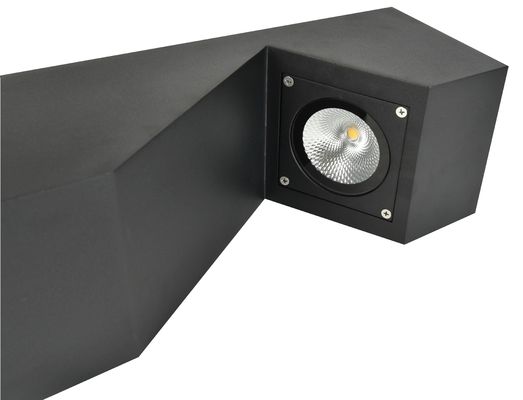 Luces LED COB de alta eficiencia, luces de pasillo de césped de aluminio exterior