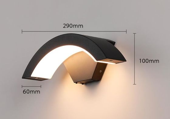 Lámpara de pared exterior impermeable a medida Sconce Moderno para iluminación de casas de villas