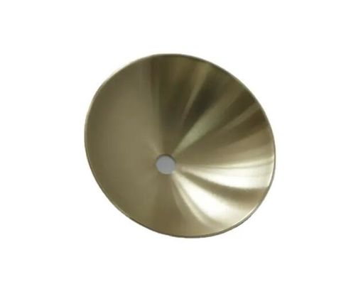 Accesorios de luces LED de cono metálico, micro mecanizado piezas de hilado de metal electroplataje